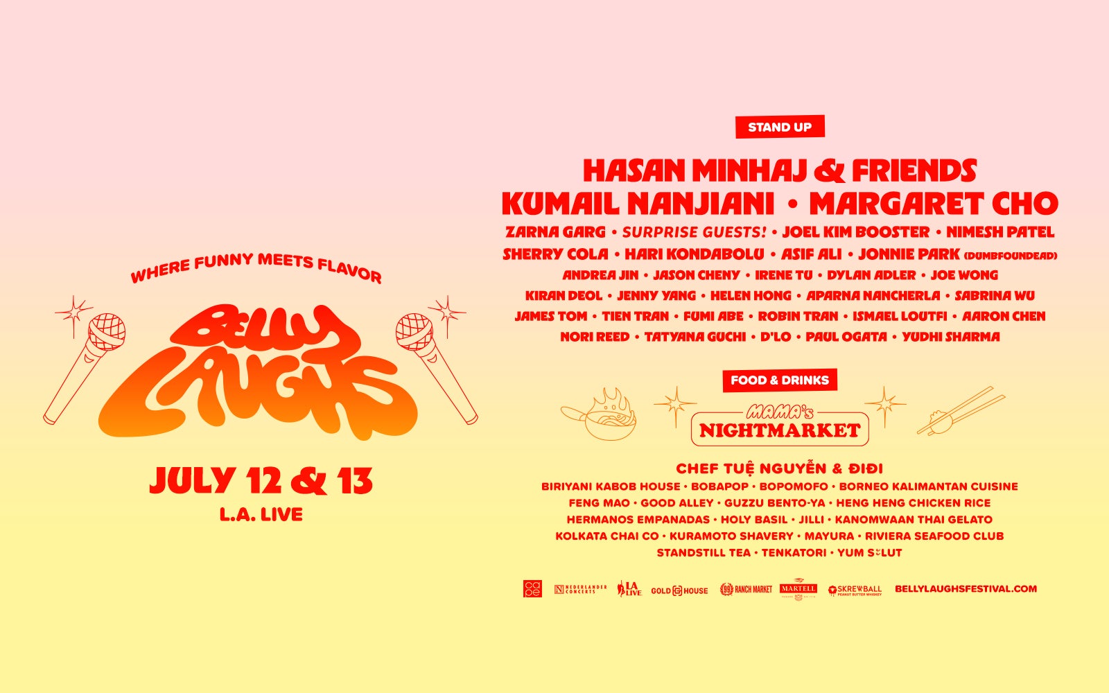 Belly Laughs Festival - Where Funny Meets Flavor