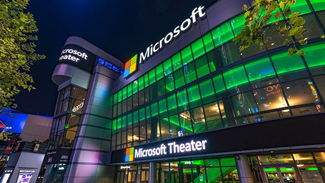 Microsoft Theater Interactive Seating Chart